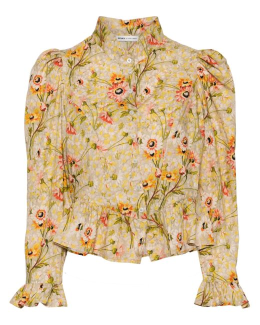 Batsheva x Laura Ashley Grace floral blouse