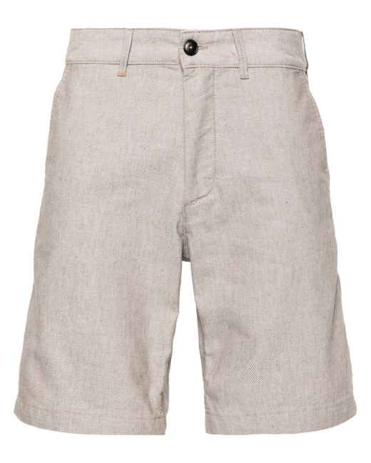 Boss gabardine-weave bermuda shorts