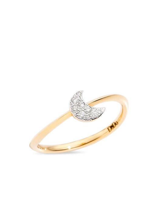 Dodo 18kt yellow Moon diamond ring