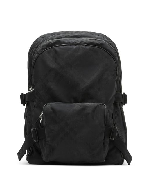 Burberry check-print jacquard backpack