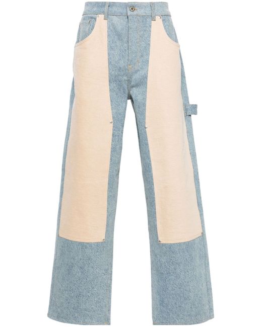 Represent R3C-V2 colour-block carpenter jeans