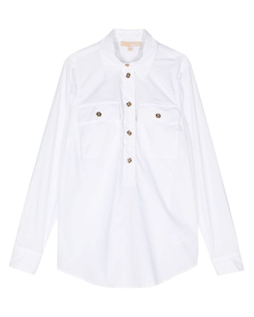 Michael Michael Kors collared poplin blouse