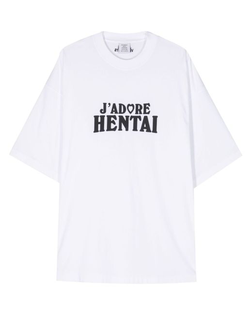 Vetements slogan-print T-shirt