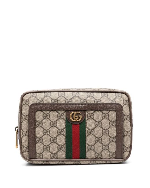 Gucci Ophidia logo-print clutch bag