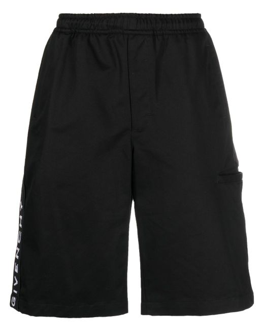 Givenchy logo-embellished cotton shorts