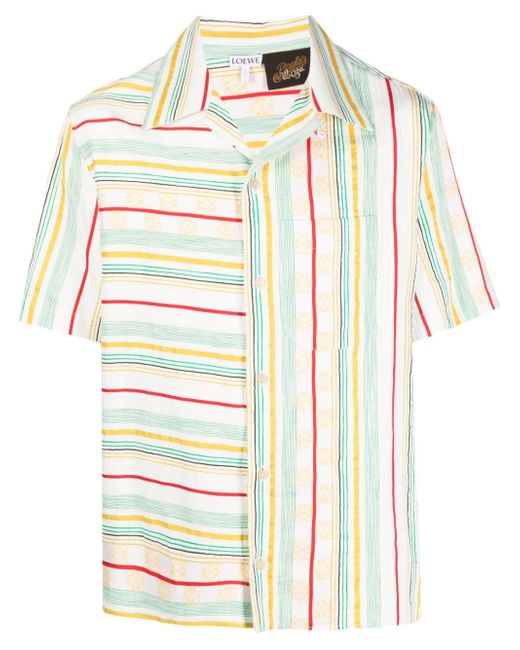 Loewe striped short-sleeve shirt