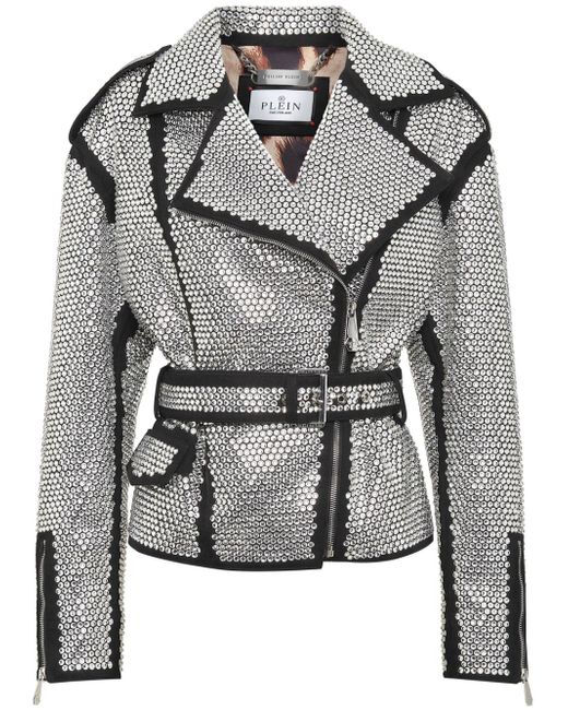 Philipp Plein crystal-embellished jacket