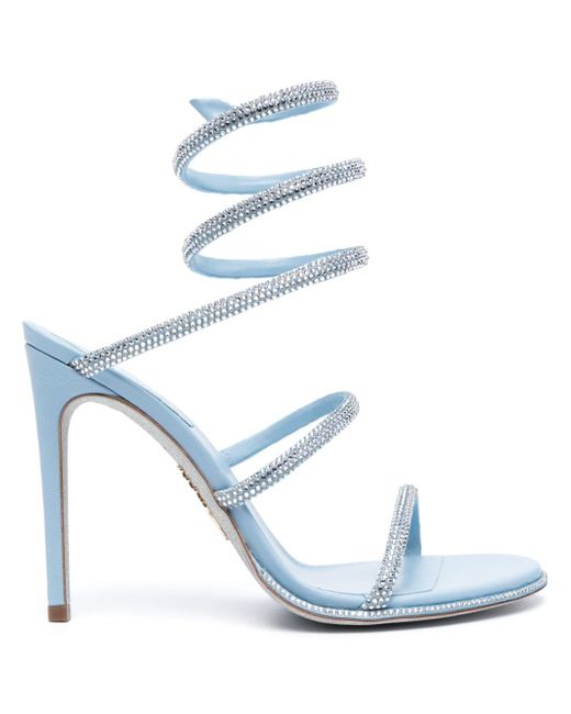 Rene Caovilla Cleo 105mm crystal-embellished sandals