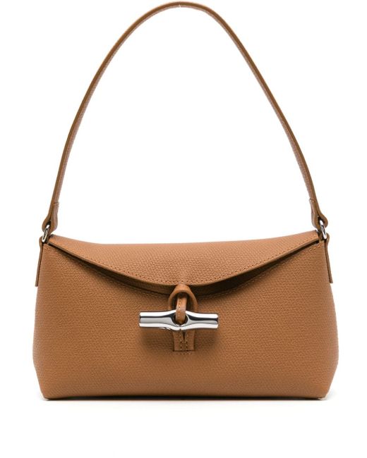 Longchamp small Roseau leather shoulder bag