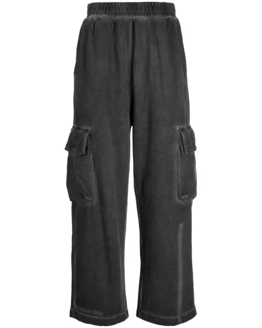 Izzue wide-leg distressed cargo trousers
