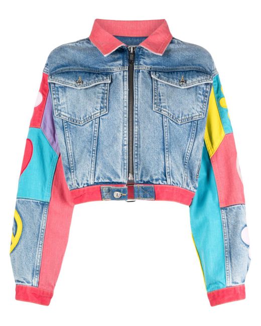 Moschino Jeans graphic-print jacket