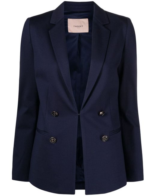 Twin-Set faux double-breasted blazer