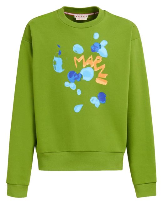 Marni logo-print sweatshirt