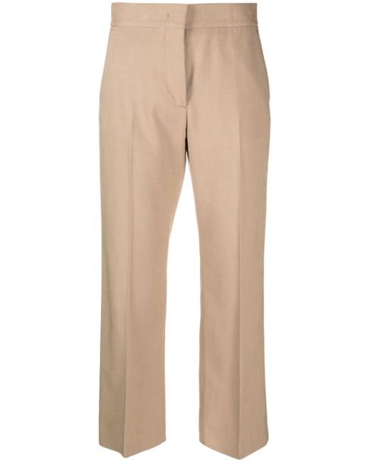 Msgm straight-leg cropped tailored trousers
