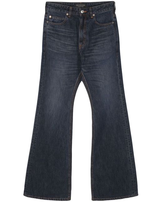 Balenciaga high-waisted bootcut jeans