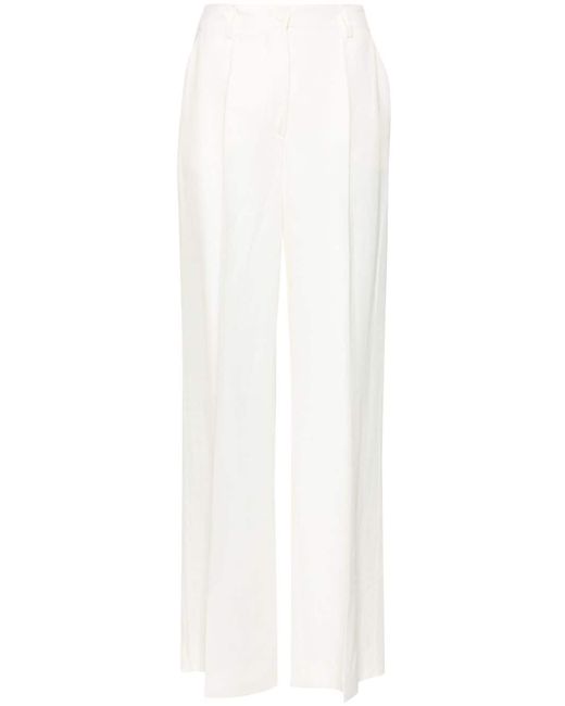P.A.R.O.S.H. mid-rise straight-leg tailored trousers
