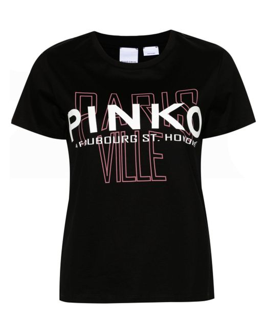 Pinko logo-print T-shirt