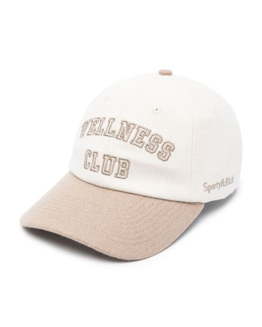 Sporty & Rich Wellness Club flannel cap