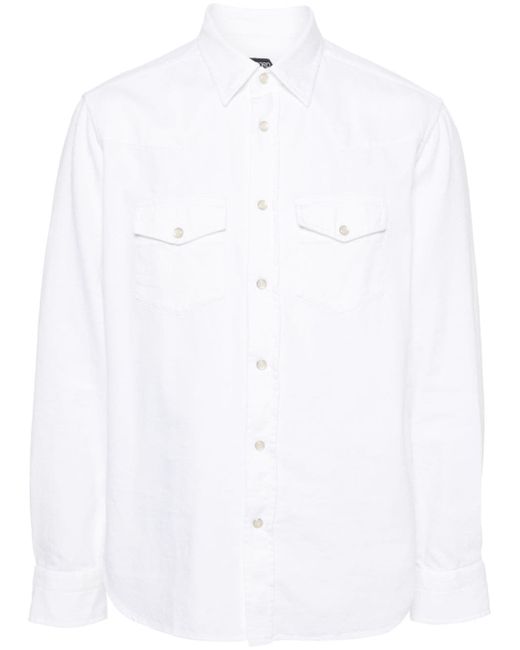 Tom Ford western-style panelled shirt
