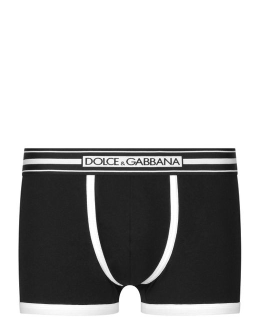 Dolce & Gabbana logo-print strap cotton-blend boxers