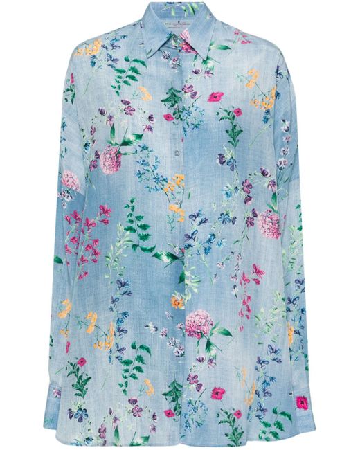 Ermanno Scervino all-over floral-print shirt