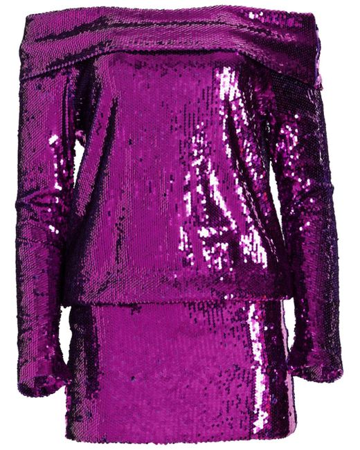 Retrofete Wyn sequin-embellished minidress