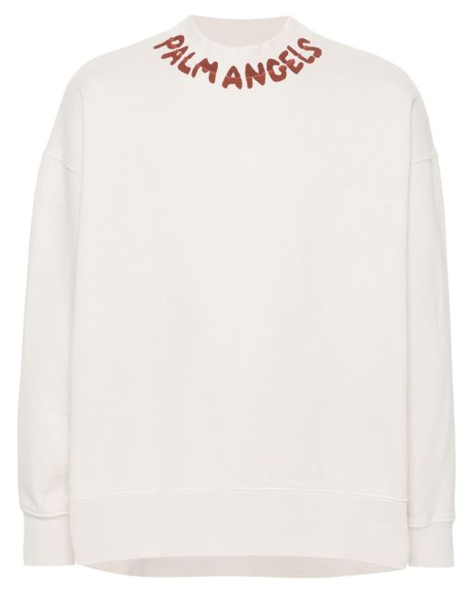 Palm Angels logo-print sweatshirt