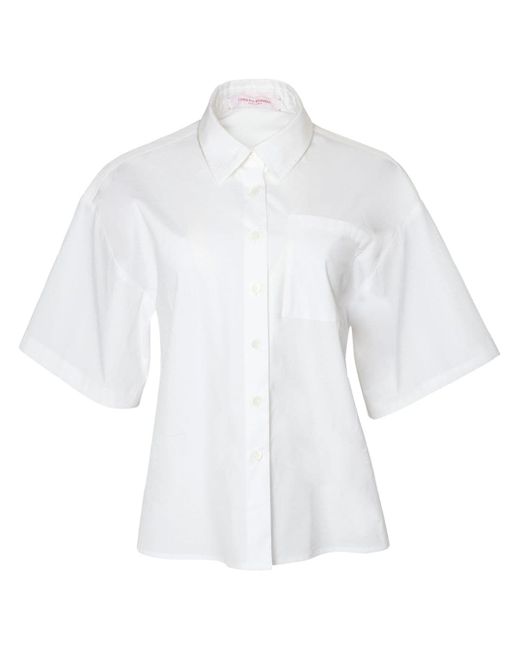 Carolina Herrera short-sleeve cotton shirt
