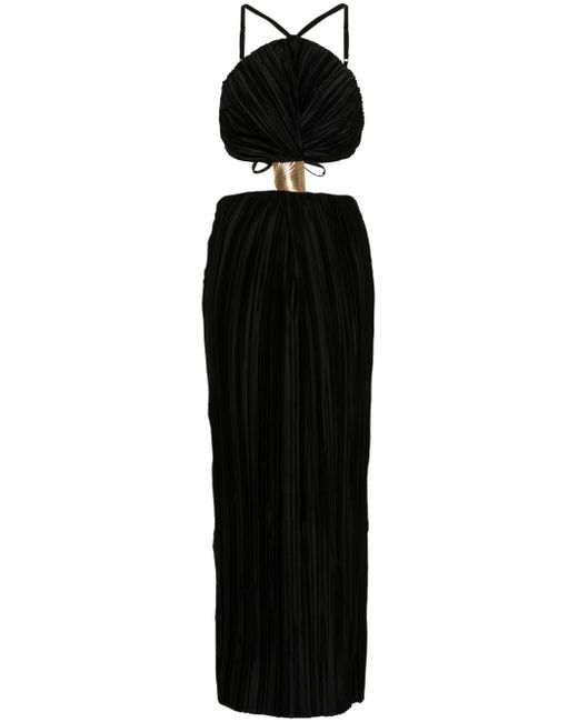 Cult Gaia Mitra pleated gathered gown
