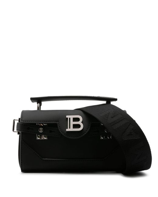 Balmain faux-leather messenger bag