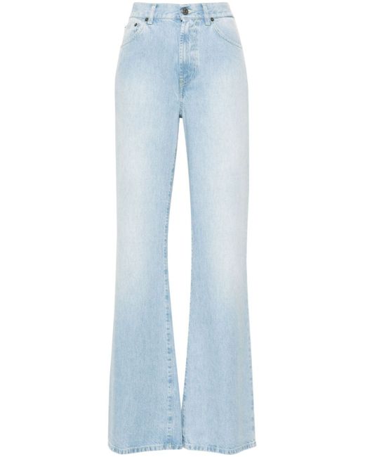 Dondup Amber mid-rise wide-leg jeans