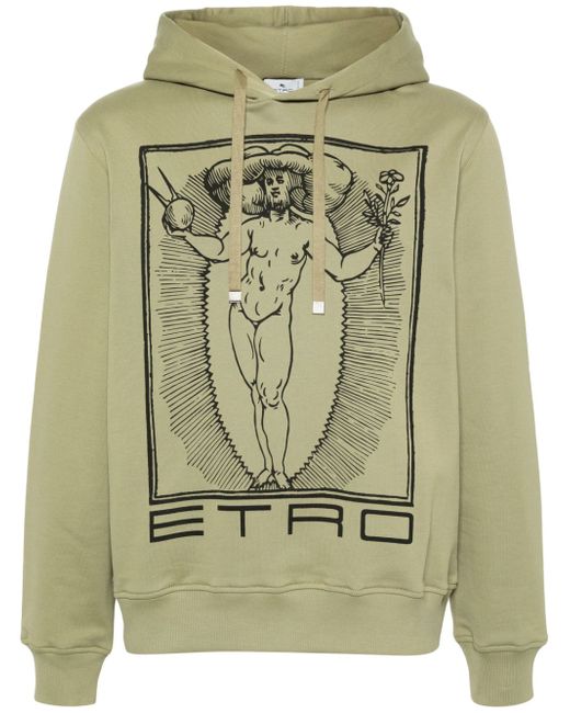 Etro logo-print hoodie