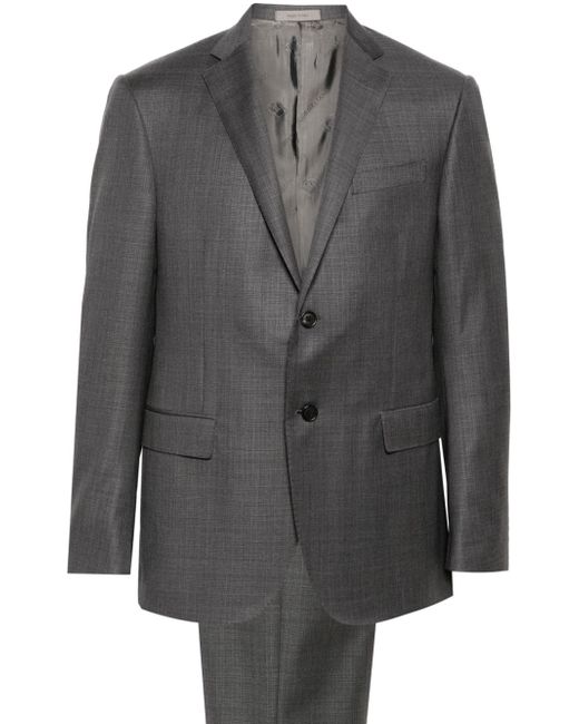 Corneliani single-breasted virgin-wool suit