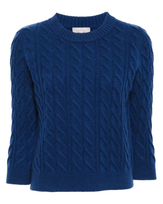 N.Peal cable-knit cashmere jumper