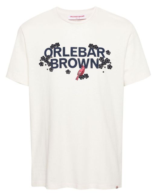 Orlebar Brown logo-print cotton blend T-shirt