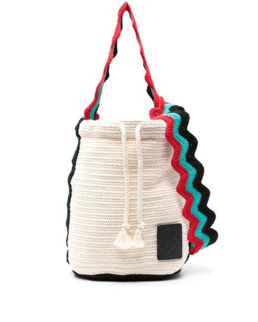 Jil Sander knitted tote bag