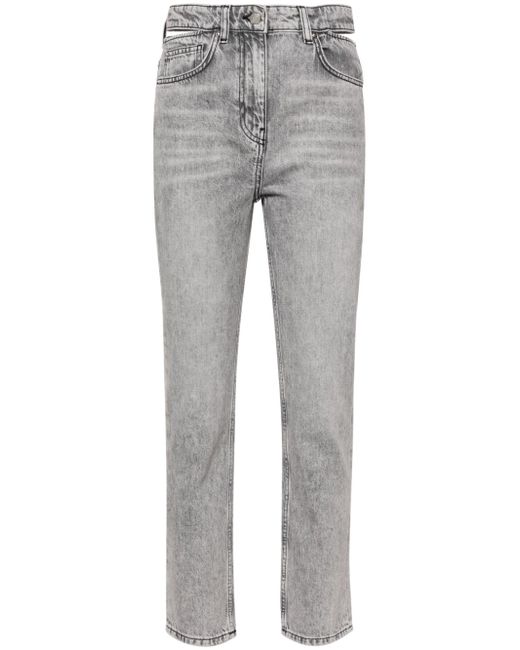 Iro Indro cut-out tapered jeans