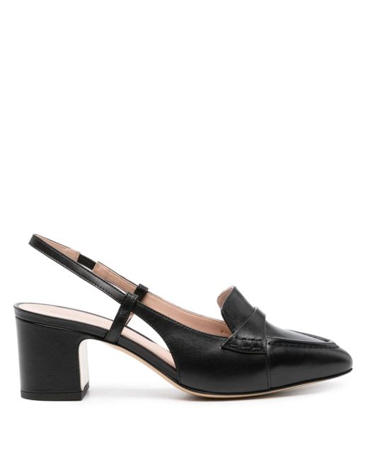Scarosso Bianca 60mm leather pumps