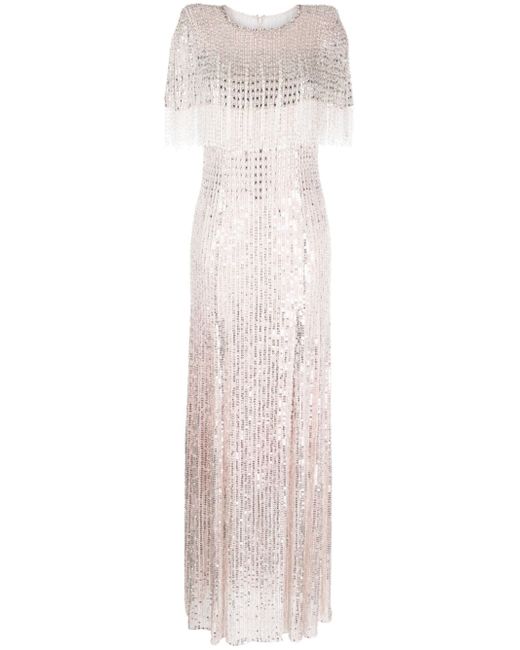 Jenny Packham Lyla crystal-embellished dress