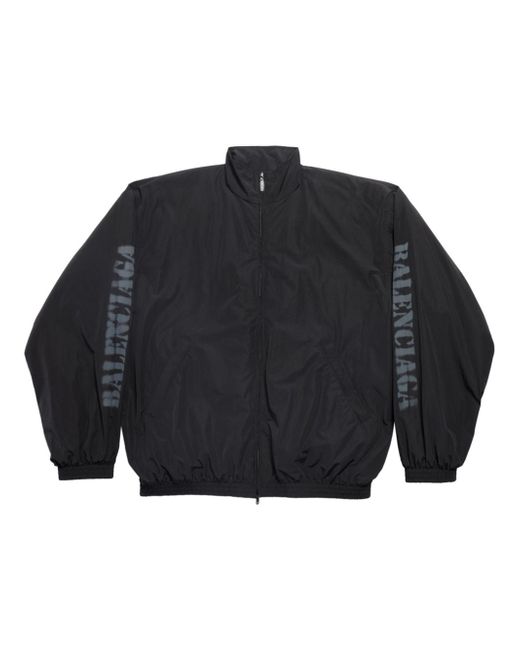 Balenciaga logo-print tracksuit jacket
