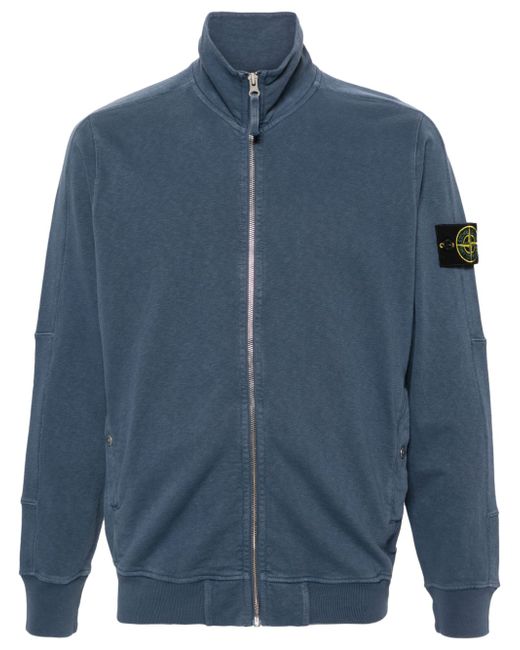 Stone Island Compass-badge zip-up sweatshirt
