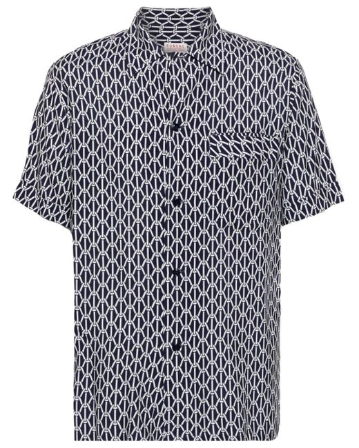 Fursac ropes-print shirt