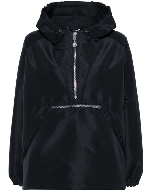 Moschino patch-detail hooded jacket