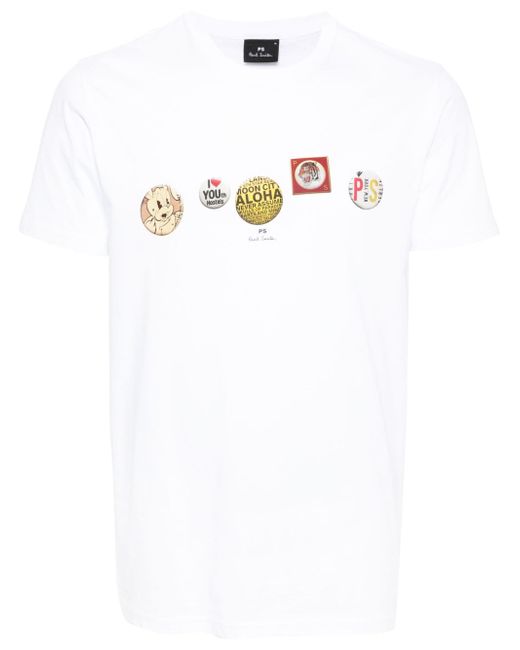 PS Paul Smith logo-print cotton T-shirt