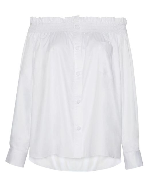 Adam Lippes Visby cotton-poplin blouse