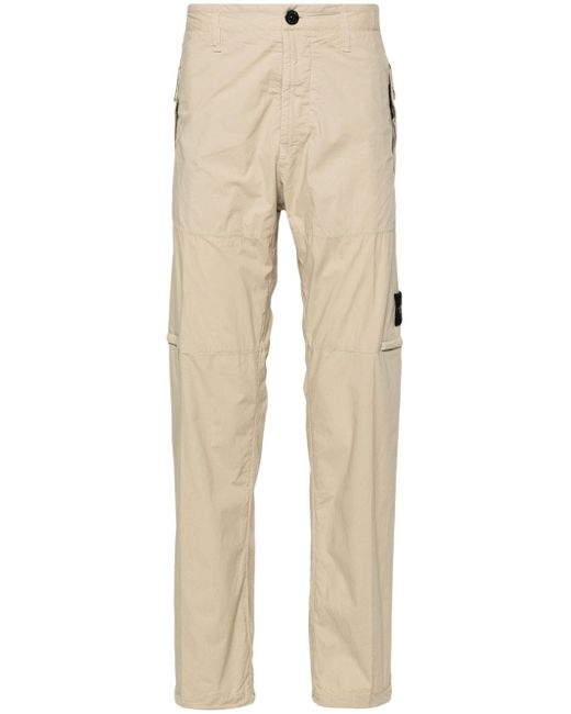 Stone Island Compass-badge tapered trousers