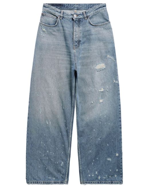 Balenciaga Super Destroyed wide-leg jeans