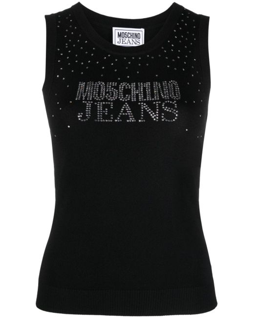 Moschino Jeans logo-embellished tank top