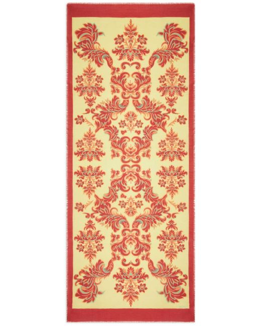 Etro paisley-print fringed scarf