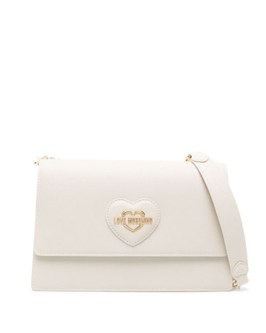 Love Moschino heart logo-lettering shoulder bag